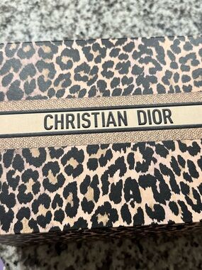 DIOR Mitzvah Animal print Limited Edition Gift Box EMPTY MED/LG NEW 5.5” x8.4.5”